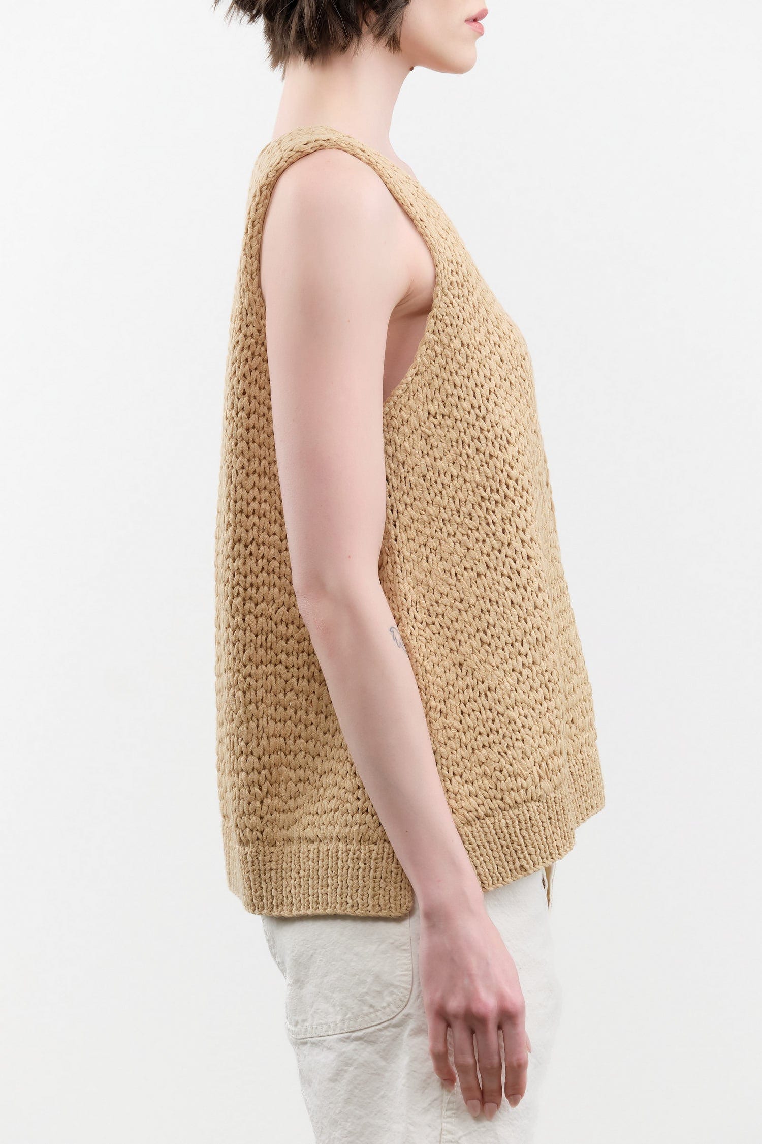 Wol Hide Apparel Womens Blouses Handknit Tank