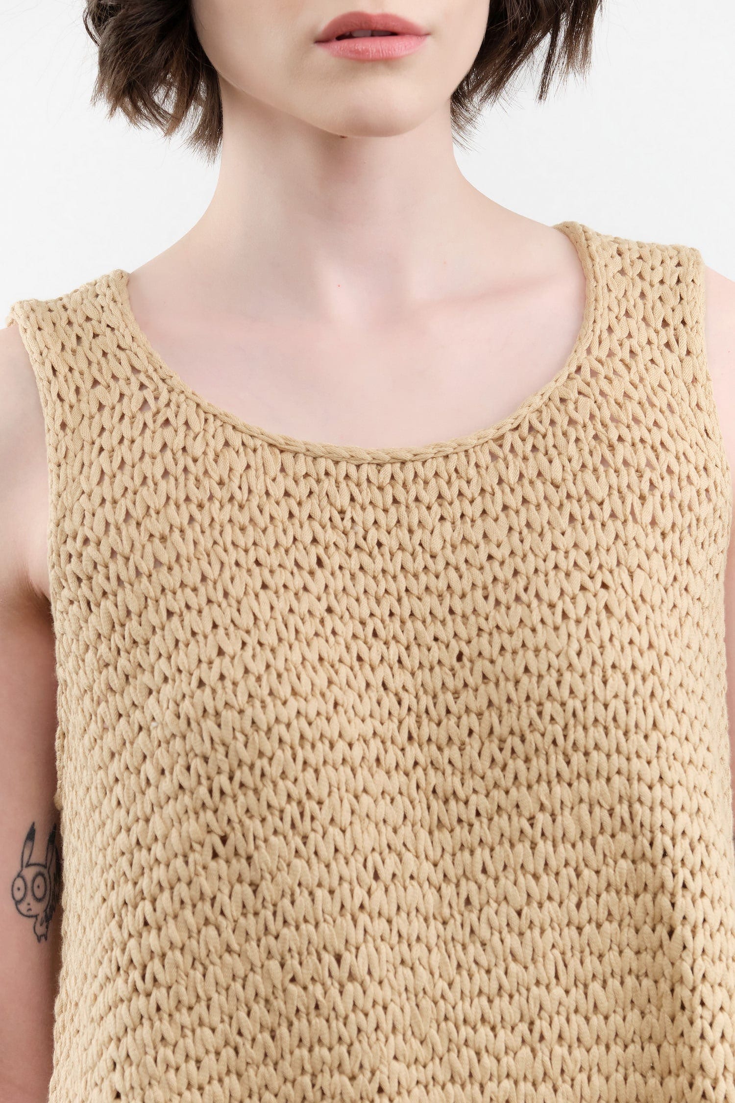 Wol Hide Apparel Womens Blouses Handknit Tank