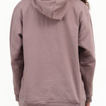 Wol Hide Apparel Womens Lounge Popover Hoodie in Mushroom