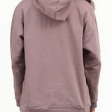 Wol Hide Apparel Womens Lounge Popover Hoodie in Mushroom