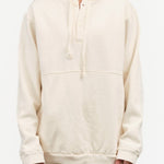 Wol Hide Apparel Womens Lounge Popover Hoodie in Natural