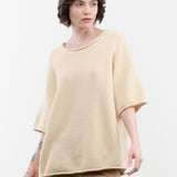 Wol Hide Apparel Womens Sweaters Seed Sweater Natural / S/M