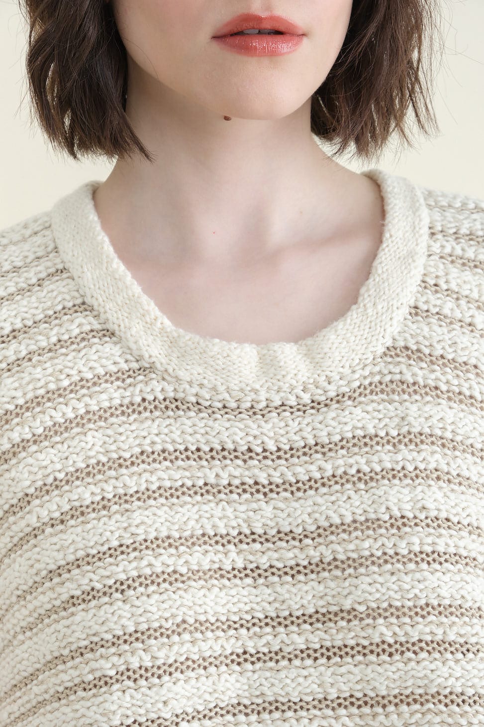 Neckline on Textured Tank