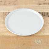 WRF Lab Ceramics Home Kitchen Dishware Medium Standard Plate White / 9" D