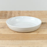 WRF Lab Ceramics Home Kitchen Dishware Medium Coupe Plate White / 9" Dia X 2" H