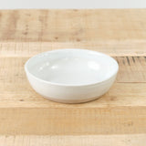 WRF Lab Ceramics Home Kitchen Dishware Small Coupe Plate White / 6" Dia X 1.5" H