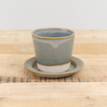 WRF Lab Ceramics Home Planters Small Planter Ash / 4" Dia X 3.5" H