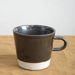 WRF Lab Ceramics Home CoffeeTea U-Shape Handle Mugs Black