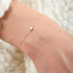 WWAKE Jewelry Bracelets Caged Pearl Bracelet Pearl / Small