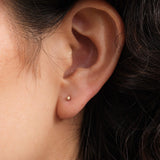 WWAKE Jewelry Earrings Nugget Wisp Earring 10K Yellow Gold / Single