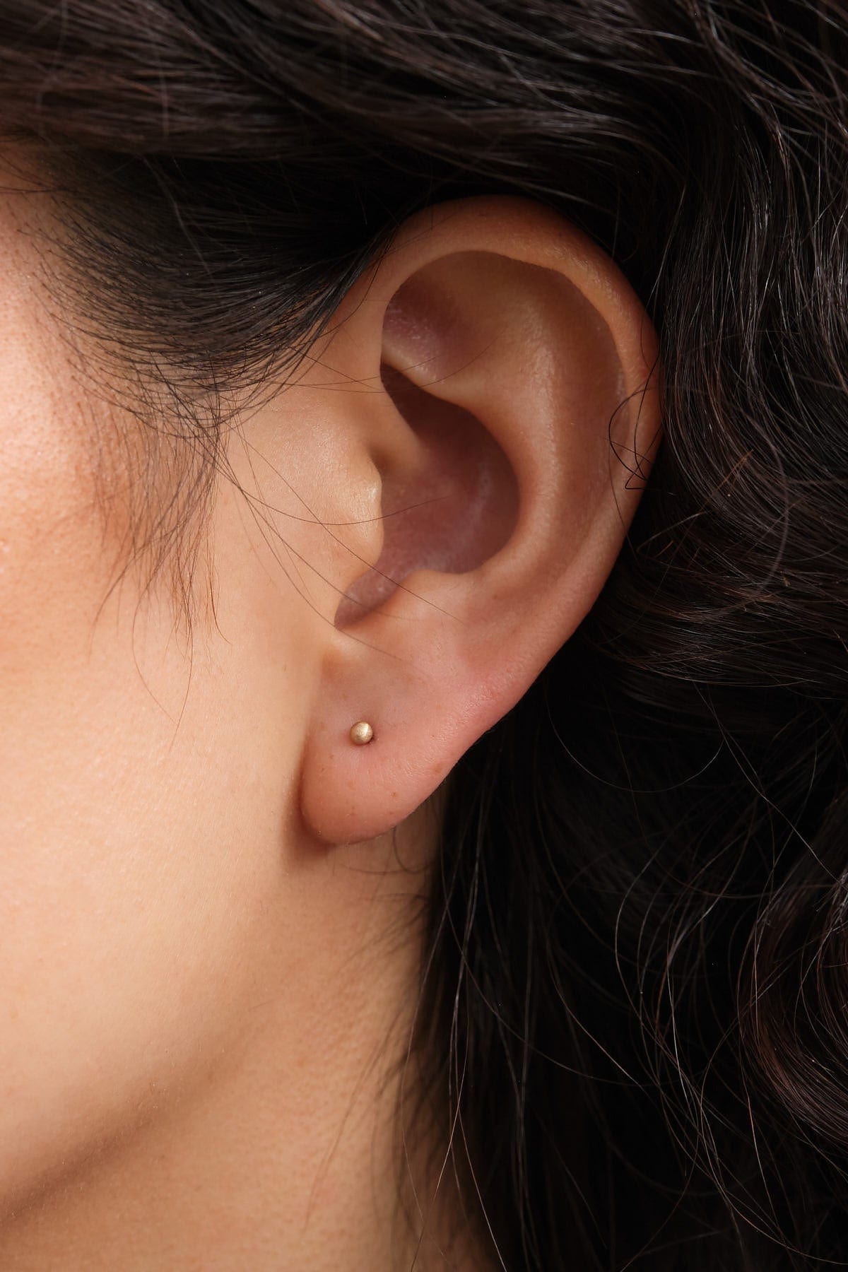 WWAKE Jewelry Earrings Nugget Wisp Earring 10K Yellow Gold / Single