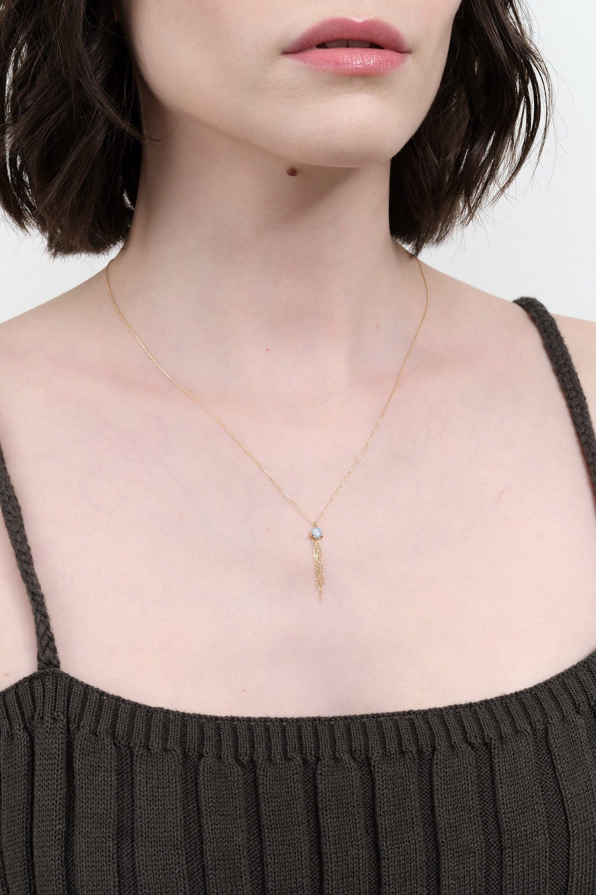 WWAKE Jewelry Necklaces Opal Haze Necklace Opal / 18" Chain