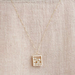 WWAKE Jewelry Necklaces Reliquary Diamond and Pearl Necklace Pearl / 18-20" Chain