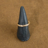 WWAKE Jewelry Rings Small Current Ring 14K Yellow Gold / 6