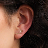 WWAKE Jewelry Earrings Smudge Wisp Earring 10K Yellow Gold