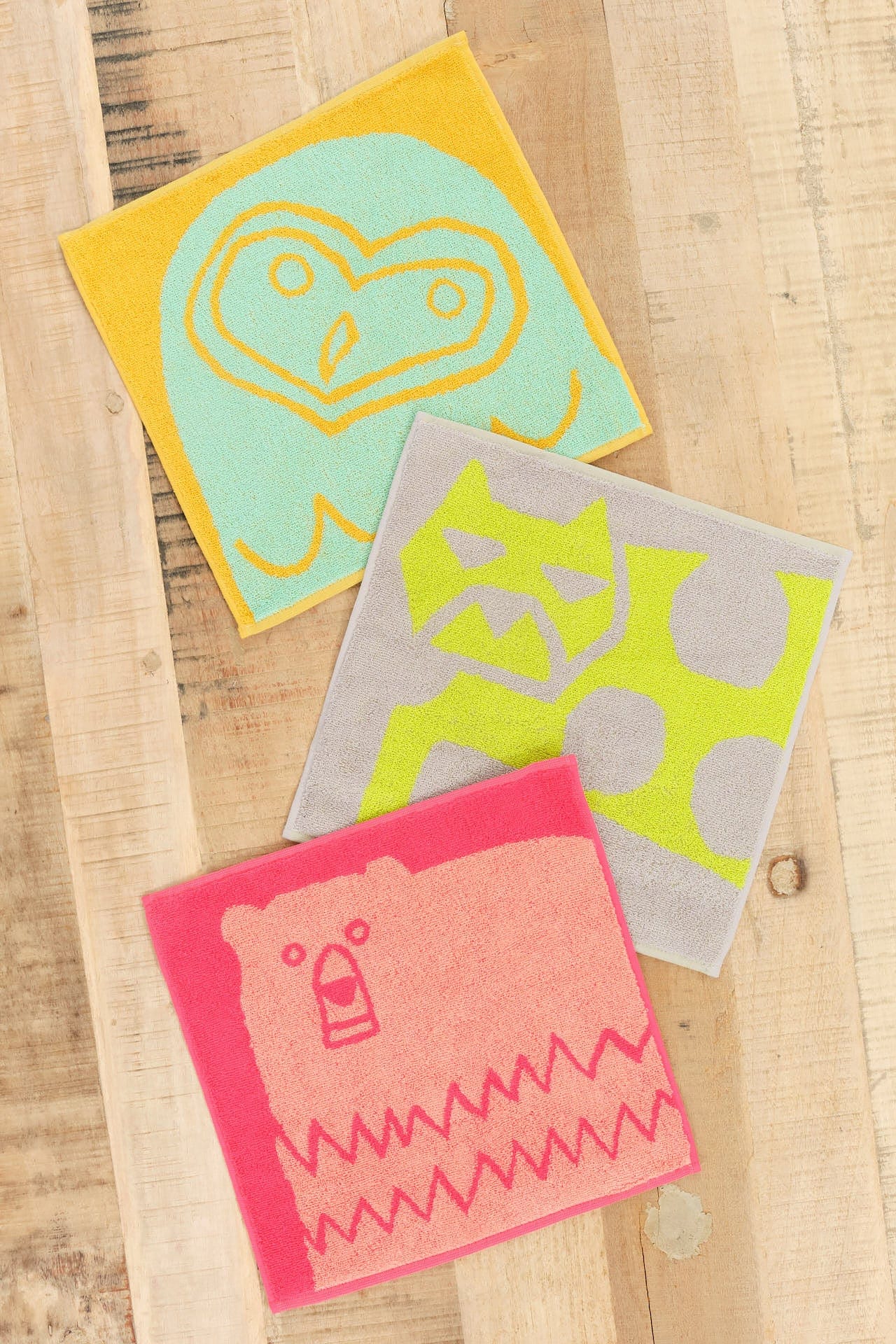 Yoshii Home Bath Towels Animal Washcloth