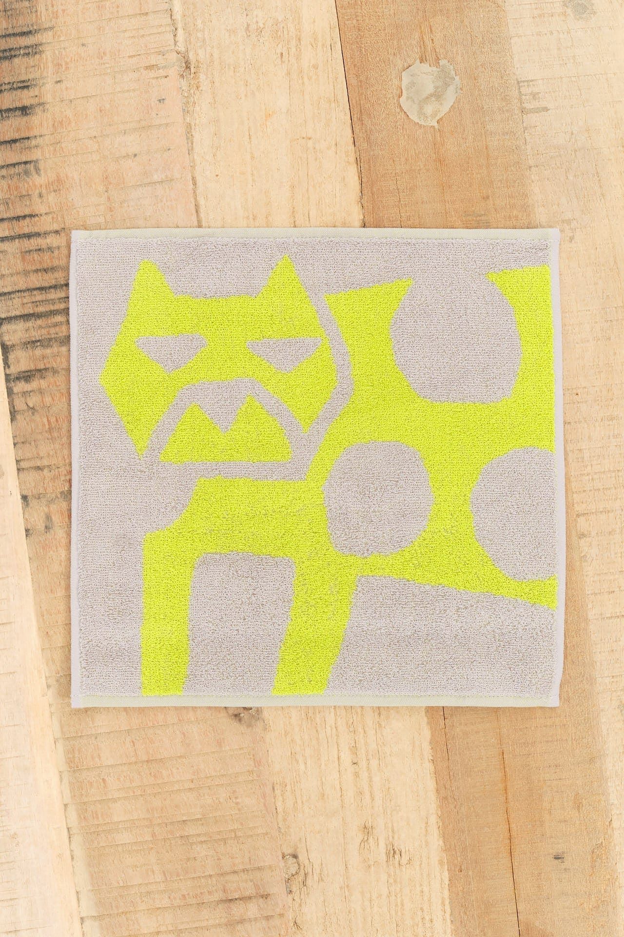 Yoshii Home Bath Towels Animal Washcloth Cat / 10" L X 10.5" W