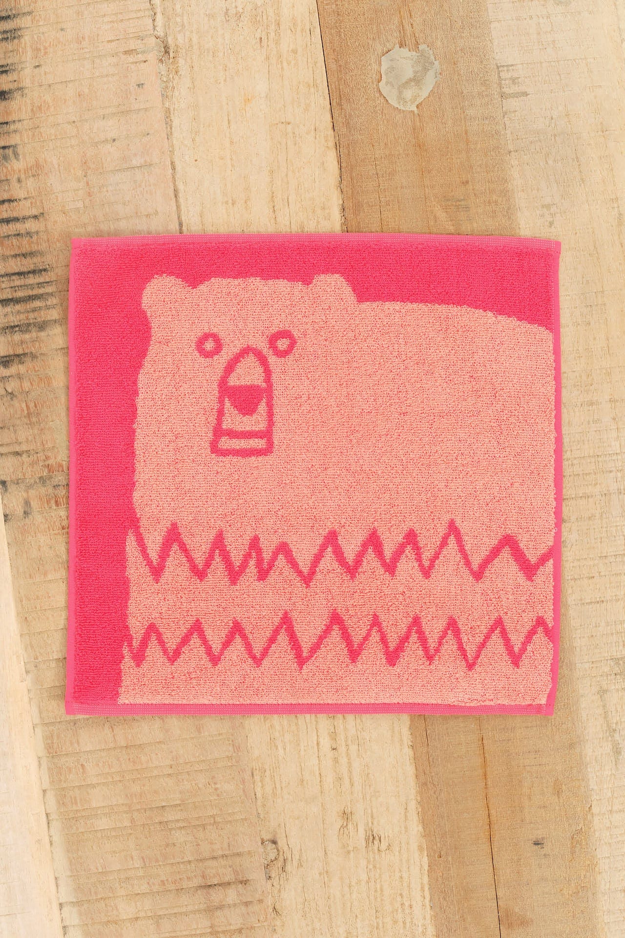 Yoshii Home Bath Towels Animal Washcloth Bear / 10" L X 10.5" W