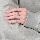 Young In The Mountains Jewelry Rings Black Diamond Lacuna Rioga Crown Ring 14K Yellow Gold / 5.5