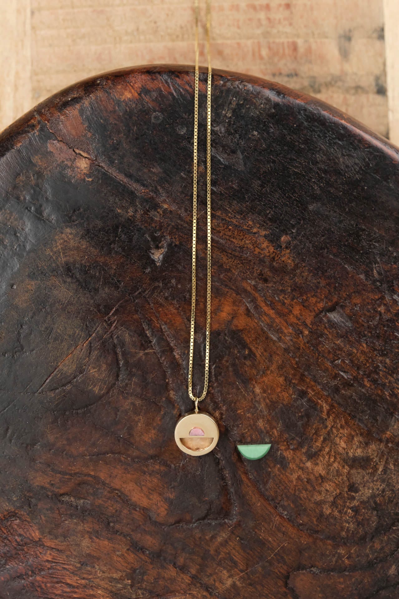 Young In The Mountains Jewelry Necklaces Cost Capsule Necklace 14K Yellow Gold / 22" Chain