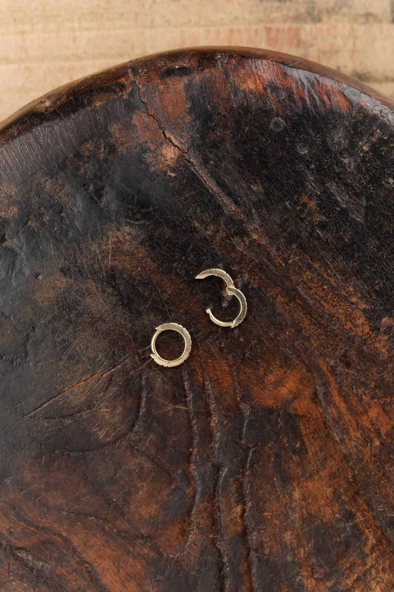 Young In The Mountains Jewelry Earrings El Dorado Huggie Earrings 14K Yellow Gold / Pair