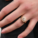 Young In The Mountains Jewelry Rings Perzik Signet Ring Sapphire / Size 6.5