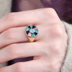Young In The Mountains Jewelry Rings Pinwheel Signet Ring