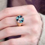Young In The Mountains Jewelry Rings Pinwheel Signet Ring