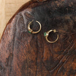 Young In The Mountains Jewelry Earrings Polaris Earrings in Lucin Variscite 14K Yellow Gold / Pair