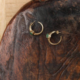 Young In The Mountains Jewelry Earrings Polaris Earrings in Lucin Variscite 14K Yellow Gold / Pair