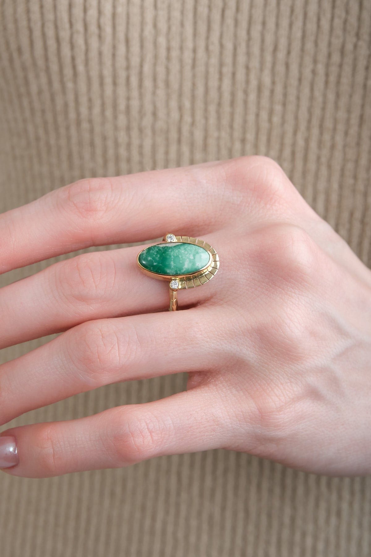 Young In The Mountains Jewelry Rings Variscite Reina Ring Variscite Turquoise