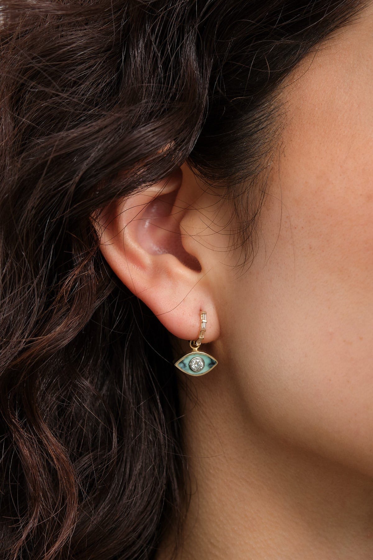 Young In The Mountains Jewelry Earrings Snowville Variquoise Anja Earrings Variquoise / Pair