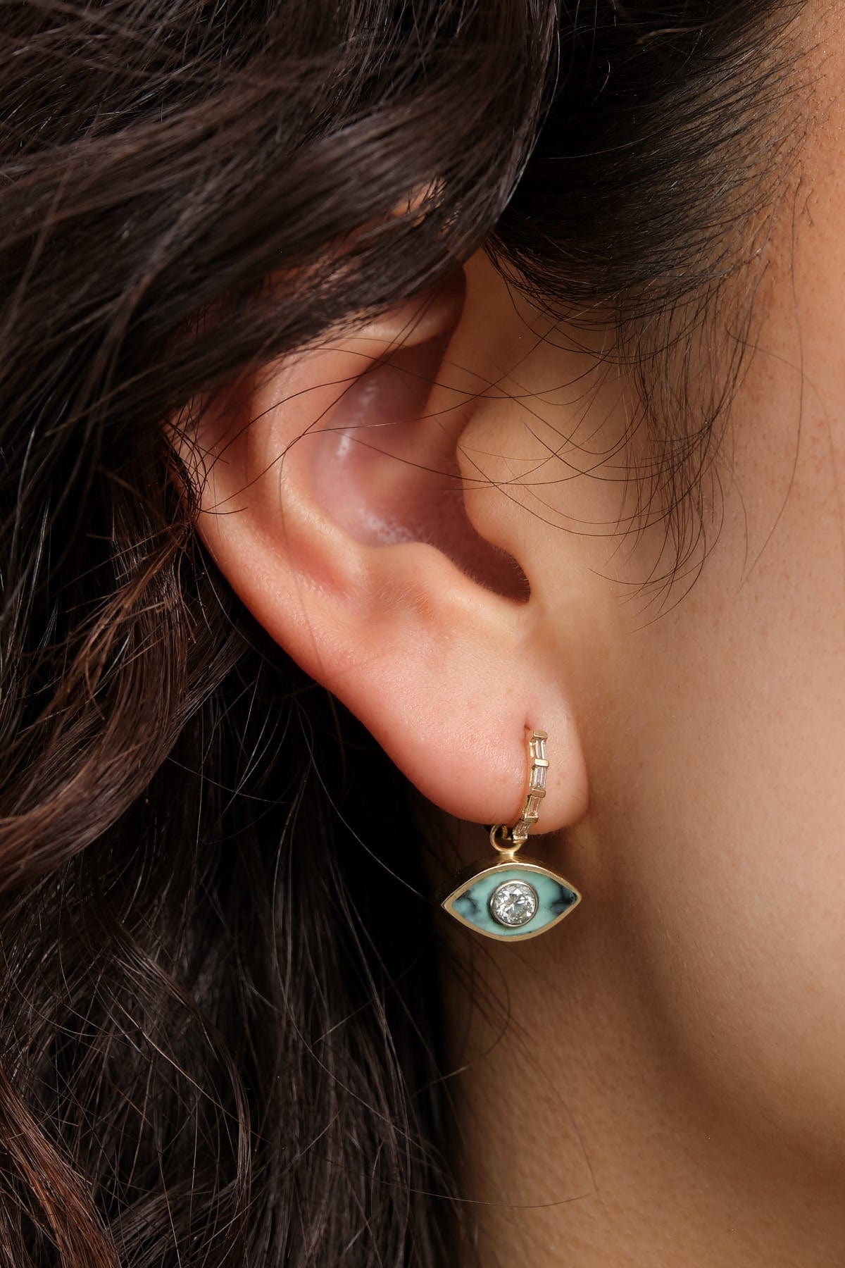 Young In The Mountains Jewelry Earrings Snowville Variquoise Anja Earrings Variquoise / Pair