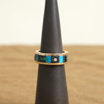 Young In The Mountains Jewelry Rings Composition #1 Inlay Ring Multi Stone / 8