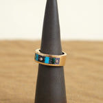 Diamonds on Composition #1 Inlay Ring