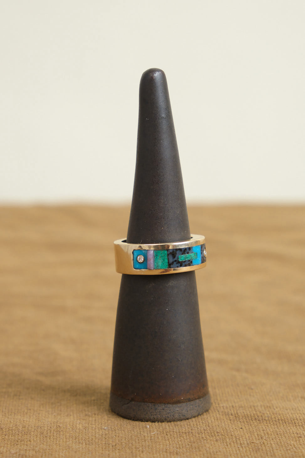 Band on Composition #1 Inlay Ring