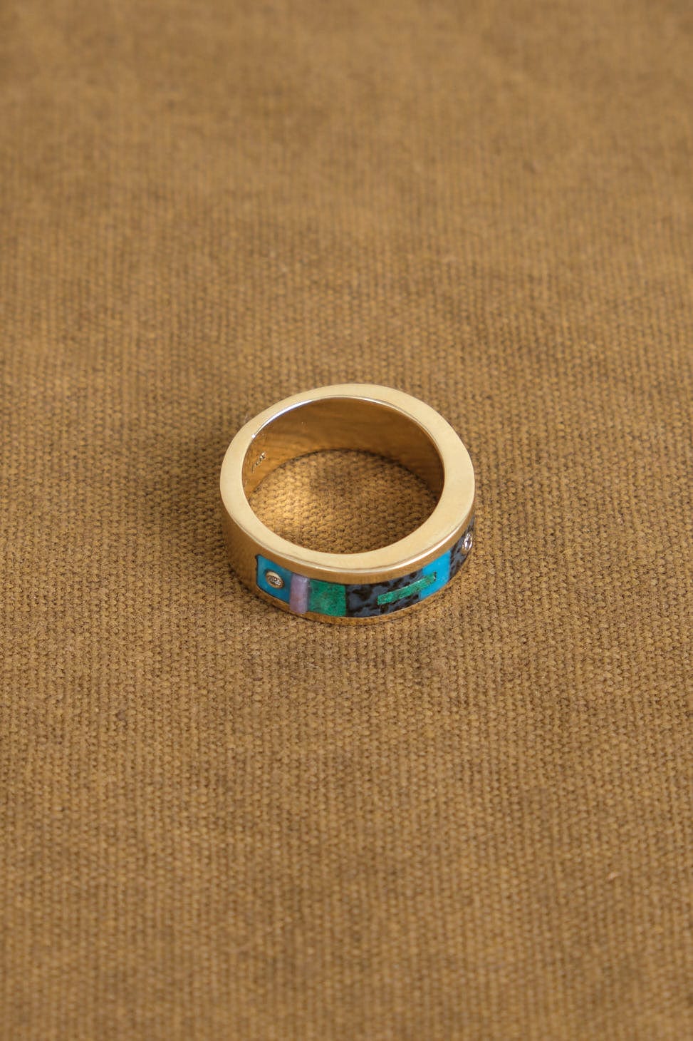 Young In The Mountains Jewelry Rings Composition #1 Inlay Ring Multi Stone / 8