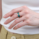 Young In The Mountains Jewelry Rings Composition #1 Inlay Ring Multi Stone / 8