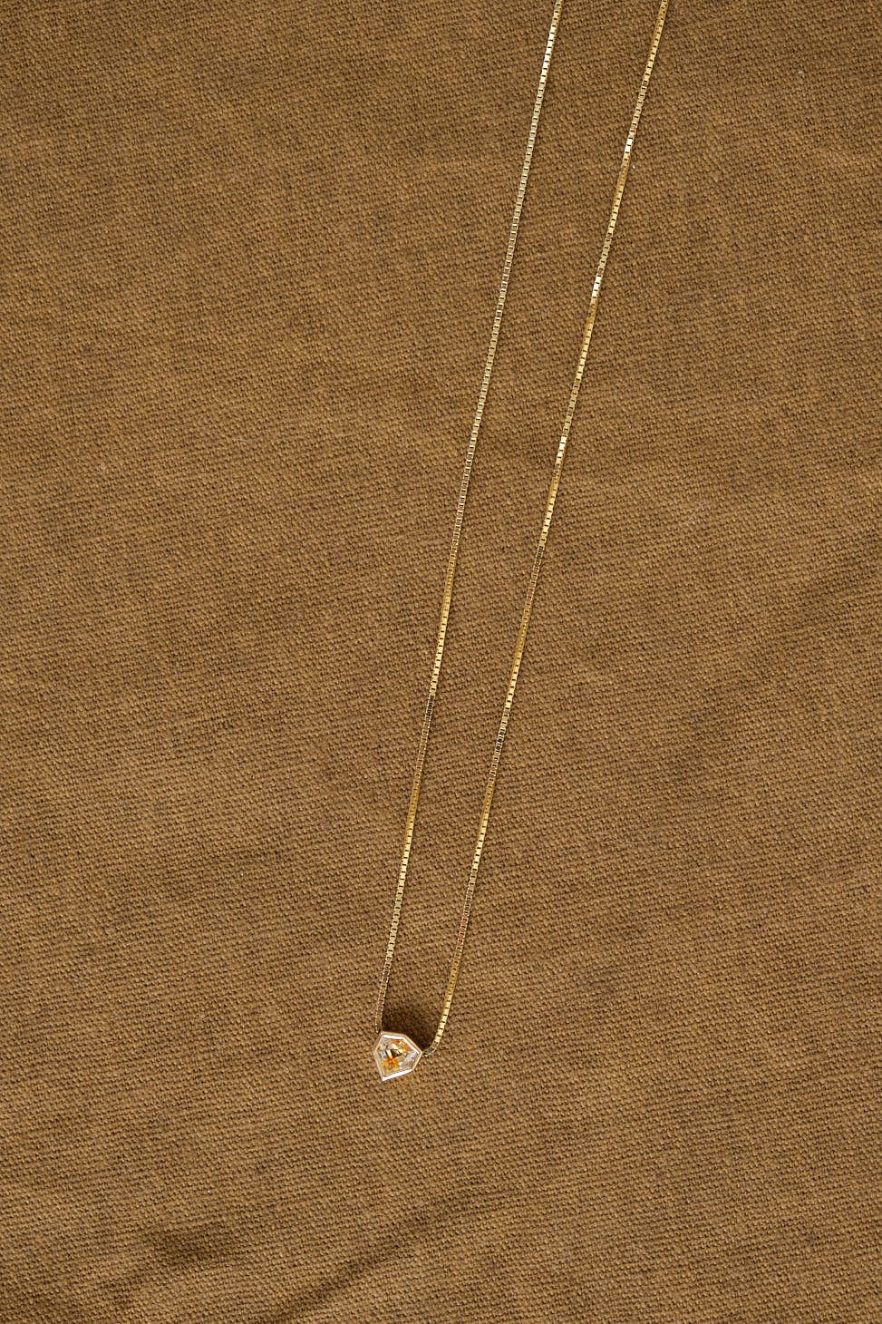Sapphire on Golden Sunshine Montana Sapphire Necklace