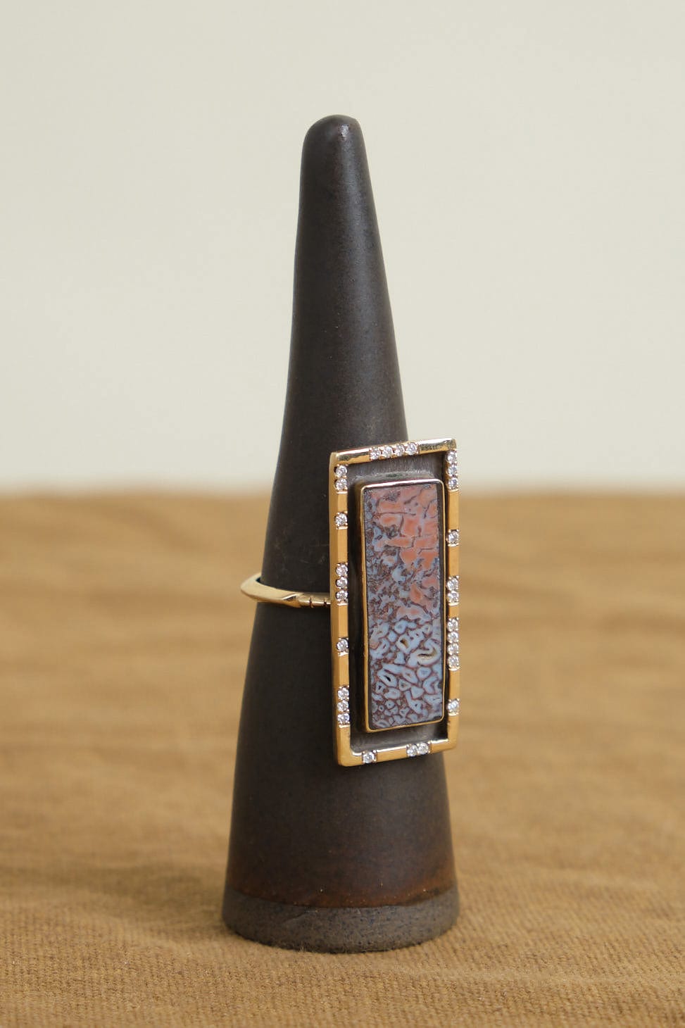 Side of Pilar Dino Bone Ring