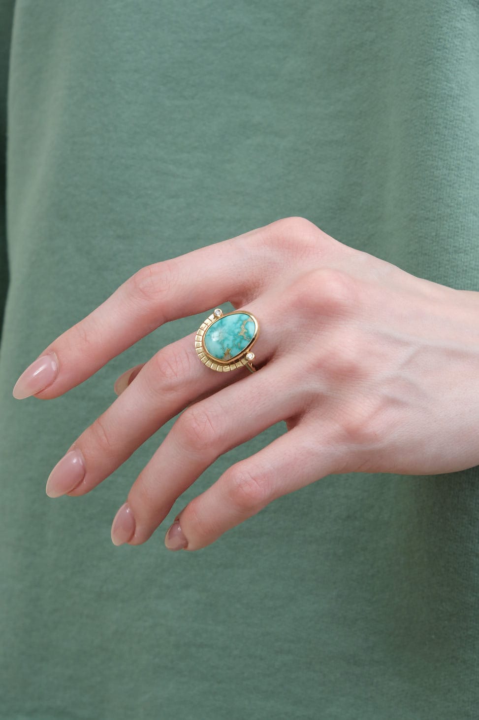 Robins Egg Blue Reina Ring