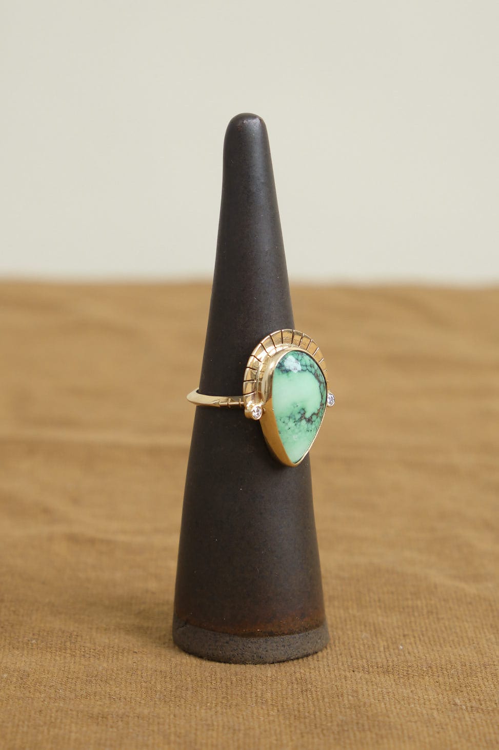 Side of Variscite Reina Ring