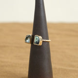 Young In The Mountains Jewelry Rings Peili Ring in Sapphire and Variscite Sapphire and Varscite / 7