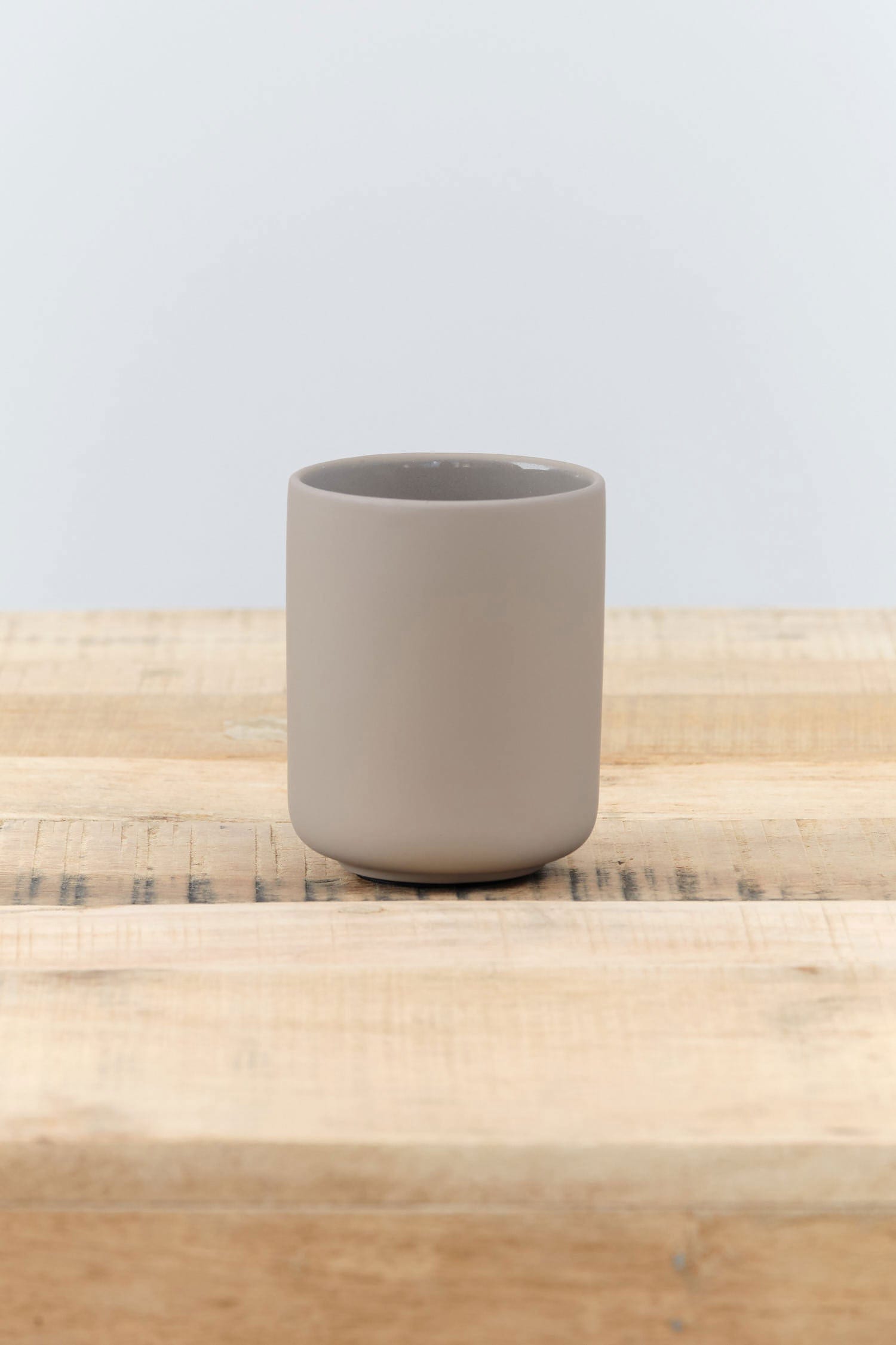 Zone Denmark Home Bath Accessories UME Tooth Brush Mug Taupe / 4" H