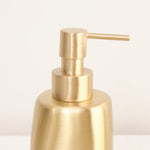 Tina Frey Designs Home Bath Accessories Brushed Brass Soap Bottle Brass / 2.5" L X 2.5" W X 7" H