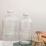 Common Good Home Cleaning Liquids 16 oz Empty Glass Laundry Bottle