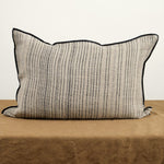 Maison De Vacances Home Pillows 16" X 24" Byzance Canvas Rustique Cushion Naturel/Noir / 16" X 24"