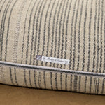 Maison De Vacances Home Pillows 16" X 24" Byzance Canvas Rustique Cushion Naturel/Noir / 16" X 24"