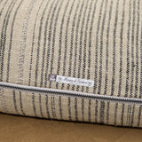 Maison De Vacances Home Pillows 16" X 24" Byzance Canvas Rustique Cushion Naturel/Noir / 16" X 24"