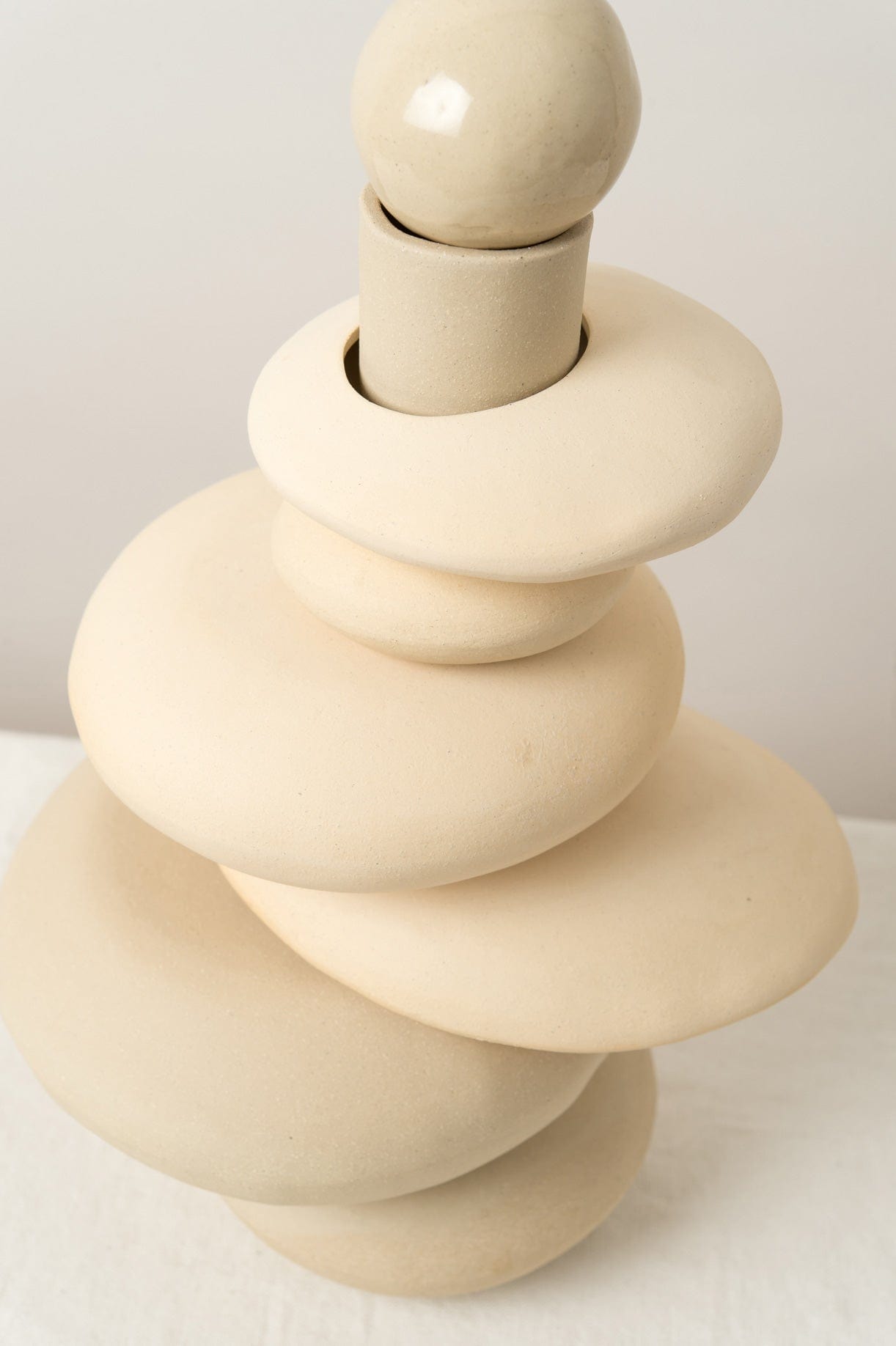 Re Jin Lee Art Sculpture Stack Sculpture Natural / 14" H